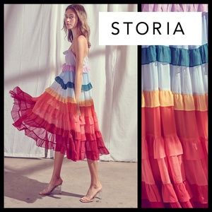 ONLY 1 LEFT - Storia OUT OF STOCK! Rainbow Dress